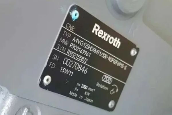 R902169961 原装力士乐A4VG125HD9MT132R-NSF02F691S-S柱塞泵,A4VG系列液压泵